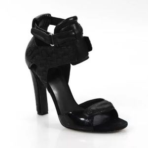 Alexander Wang Snakeskin Leather Sporty Heels